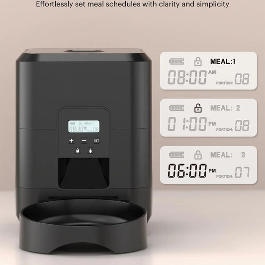 Pawserved Smart Automatic Pet Feeder – Button Control