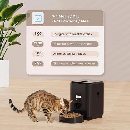 Pawserved Smart Automatic Pet Feeder – Button Control